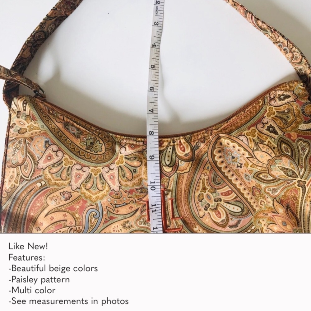 Ralph Lauren paisley shoulder bag - Picture 12 of 12